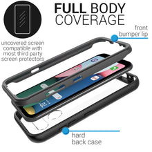 Load image into Gallery viewer, LG Tribute Monarch / Risio 4 / K8x Case - Heavy Duty Shockproof Clear Phone Cover - EOS Series