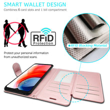 Load image into Gallery viewer, Motorola Moto G Play 2021 Wallet Case - RFID Blocking Leather Folio Phone Pouch - CarryALL Series