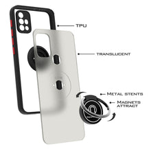 Load image into Gallery viewer, Motorola Moto G30 / Moto G10 Case - Clear Tinted Metal Ring Phone Cover - Dynamic Series