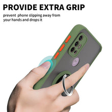 Load image into Gallery viewer, Motorola Moto G30 / Moto G10 Case - Clear Tinted Metal Ring Phone Cover - Dynamic Series