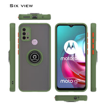 Load image into Gallery viewer, Motorola Moto G30 / Moto G10 Case - Clear Tinted Metal Ring Phone Cover - Dynamic Series