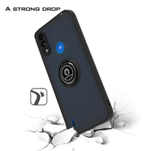 Load image into Gallery viewer, Motorola Moto E7 Power Case - Clear Tinted Metal Ring Phone Cover - Dynamic Series
