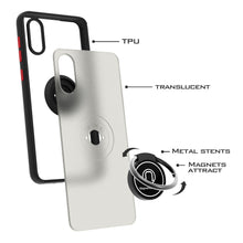 Load image into Gallery viewer, Samsung Galaxy A02 / Galaxy M02 Case - Clear Tinted Metal Ring Phone Cover - Dynamic Series