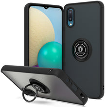 Load image into Gallery viewer, Samsung Galaxy A02 / Galaxy M02 Case - Clear Tinted Metal Ring Phone Cover - Dynamic Series