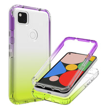 Load image into Gallery viewer, Google Pixel 4a Clear Case Full Body Colorful Phone Cover - Gradient Series