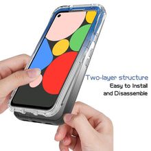 Load image into Gallery viewer, Google Pixel 4a Clear Case Full Body Colorful Phone Cover - Gradient Series