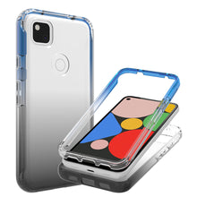 Load image into Gallery viewer, Google Pixel 4a Clear Case Full Body Colorful Phone Cover - Gradient Series