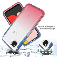 Load image into Gallery viewer, Google Pixel 4a Clear Case Full Body Colorful Phone Cover - Gradient Series