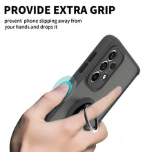 Load image into Gallery viewer, Samsung Galaxy A53 5G Case - Clear Tinted Metal Ring Phone Cover