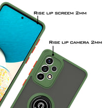Load image into Gallery viewer, Samsung Galaxy A53 5G Case - Clear Tinted Metal Ring Phone Cover