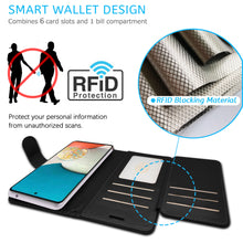 Load image into Gallery viewer, Samsung Galaxy A53 5G Wallet Case - RFID Blocking Leather Folio Phone Pouch