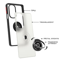 Load image into Gallery viewer, Motorola Edge Plus 2022/ Moto Edge+ (2022)/Edge 30 Pro/Edge 30X Case Clear Back Metal Ring Phone Cover