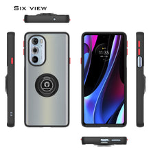 Load image into Gallery viewer, Motorola Edge Plus 2022/ Moto Edge+ (2022)/Edge 30 Pro/Edge 30X Case Clear Back Metal Ring Phone Cover