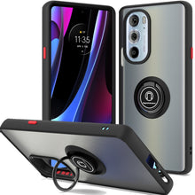 Load image into Gallery viewer, Motorola Edge Plus 2022/ Moto Edge+ (2022)/Edge 30 Pro/Edge 30X Case Clear Back Metal Ring Phone Cover