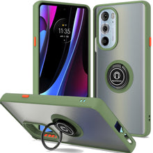 Load image into Gallery viewer, Motorola Edge Plus 2022/ Moto Edge+ (2022)/Edge 30 Pro/Edge 30X Case Clear Back Metal Ring Phone Cover
