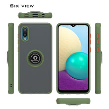 Load image into Gallery viewer, Samsung Galaxy A02 / Galaxy M02 Case - Clear Tinted Metal Ring Phone Cover - Dynamic Series