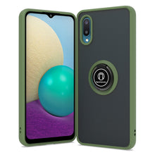 Load image into Gallery viewer, Samsung Galaxy A02 / Galaxy M02 Case - Clear Tinted Metal Ring Phone Cover - Dynamic Series