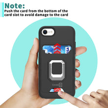 Load image into Gallery viewer, Apple iPhone SE 2022/ SE 2021/ 8/7 Case Card Holder w/ Ring
