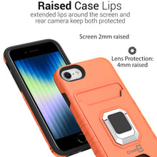 Load image into Gallery viewer, Apple iPhone SE 2022/ SE 2021/ 8/7 Case Card Holder w/ Ring