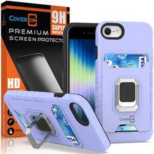 Load image into Gallery viewer, Apple iPhone SE 2022/ SE 2021/ 8/7 Case Card Holder w/ Ring