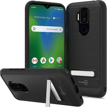 Load image into Gallery viewer, Cricket Influence / AT&T Maestro Plus Case - Metal Kickstand Hybrid Phone Cover - SleekStand Series