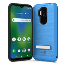 Load image into Gallery viewer, Cricket Influence / AT&T Maestro Plus Case - Metal Kickstand Hybrid Phone Cover - SleekStand Series