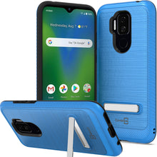 Load image into Gallery viewer, Cricket Influence / AT&T Maestro Plus Case - Metal Kickstand Hybrid Phone Cover - SleekStand Series
