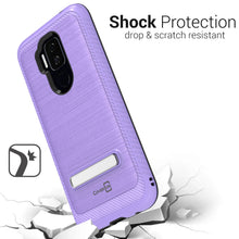 Load image into Gallery viewer, Cricket Influence / AT&T Maestro Plus Case - Metal Kickstand Hybrid Phone Cover - SleekStand Series