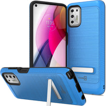 Load image into Gallery viewer, Motorola Moto G Stylus 2021 Case - Metal Kickstand Hybrid Phone Cover - SleekStand Series