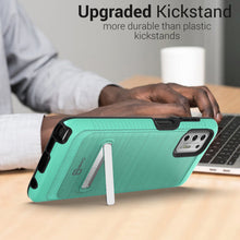 Load image into Gallery viewer, Motorola Moto G Stylus 2021 Case - Metal Kickstand Hybrid Phone Cover - SleekStand Series