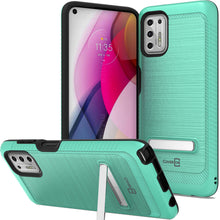 Load image into Gallery viewer, Motorola Moto G Stylus 2021 Case - Metal Kickstand Hybrid Phone Cover - SleekStand Series