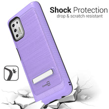 Load image into Gallery viewer, Motorola Moto G Stylus 2021 Case - Metal Kickstand Hybrid Phone Cover - SleekStand Series