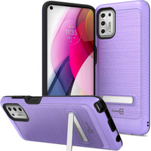 Load image into Gallery viewer, Motorola Moto G Stylus 2021 Case - Metal Kickstand Hybrid Phone Cover - SleekStand Series