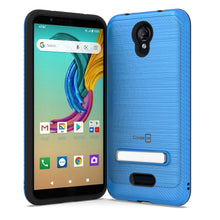 Load image into Gallery viewer, AT&T Fusion Z / Motivate Case - Metal Kickstand Hybrid Phone Cover - SleekStand Series