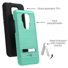 Load image into Gallery viewer, Motorola Moto G Play 2021 Case - Metal Kickstand Hybrid Phone Cover - SleekStand Series