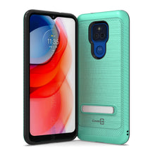 Load image into Gallery viewer, Motorola Moto G Play 2021 Case - Metal Kickstand Hybrid Phone Cover - SleekStand Series