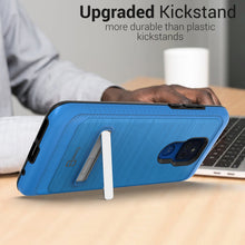 Load image into Gallery viewer, Motorola Moto G Play 2021 Case - Metal Kickstand Hybrid Phone Cover - SleekStand Series