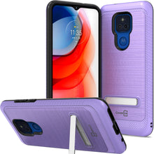 Load image into Gallery viewer, Motorola Moto G Play 2021 Case - Metal Kickstand Hybrid Phone Cover - SleekStand Series