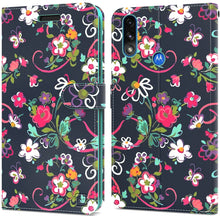 Load image into Gallery viewer, Motorola Moto E7 Power Wallet Case - RFID Blocking Leather Folio Phone Pouch - CarryALL Series