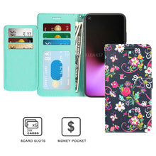 Load image into Gallery viewer, Google Pixel 5a Wallet Case - RFID Blocking Leather Folio Phone Pouch - CarryALL Series