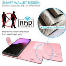 Load image into Gallery viewer, Google Pixel 5a Wallet Case - RFID Blocking Leather Folio Phone Pouch - CarryALL Series