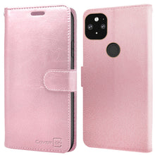 Load image into Gallery viewer, Google Pixel 5a Wallet Case - RFID Blocking Leather Folio Phone Pouch - CarryALL Series