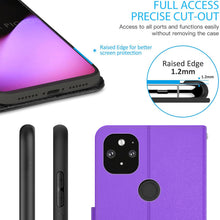 Load image into Gallery viewer, Google Pixel 5a Wallet Case - RFID Blocking Leather Folio Phone Pouch - CarryALL Series
