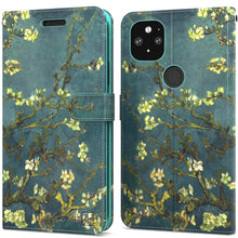 Load image into Gallery viewer, Google Pixel 5a Wallet Case - RFID Blocking Leather Folio Phone Pouch - CarryALL Series