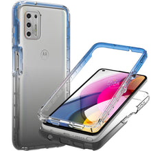 Load image into Gallery viewer, Motorola Moto G Stylus 2021 Clear Case Full Body Colorful Phone Cover - Gradient Series