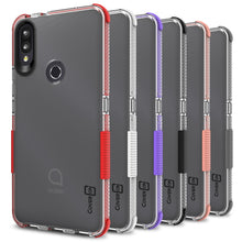 Load image into Gallery viewer, Alcatel 3V 2019 Clear Case - Protective TPU Rubber Phone Cover - Collider Series