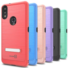 Load image into Gallery viewer, Alcatel 3V 2019 Case - Metal Kickstand Hybrid Phone Cover - SleekStand Series