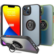 Load image into Gallery viewer, Apple iPhone 14 Plus Ring Case Clear Tinted Back Phone Cover
