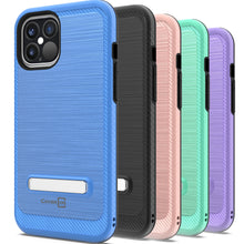 Load image into Gallery viewer, Apple iPhone 12 Pro Max Case - Metal Kickstand Hybrid Phone Cover - SleekStand Series