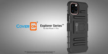 Load image into Gallery viewer, iPhone 11 Pro Holster Case - Hybrid Case with Belt Clip - Explorer Series